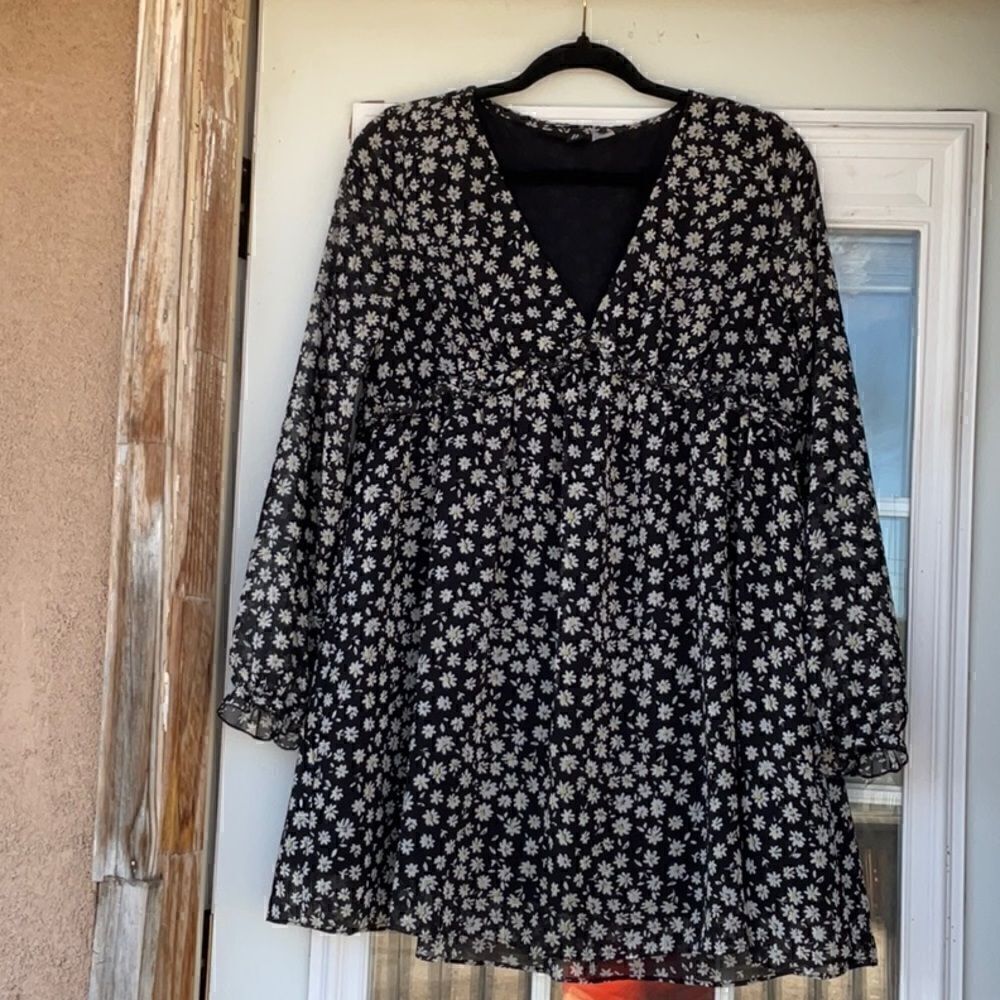 Take 50% OFF- Divide Floral Mini Dress, Size-S